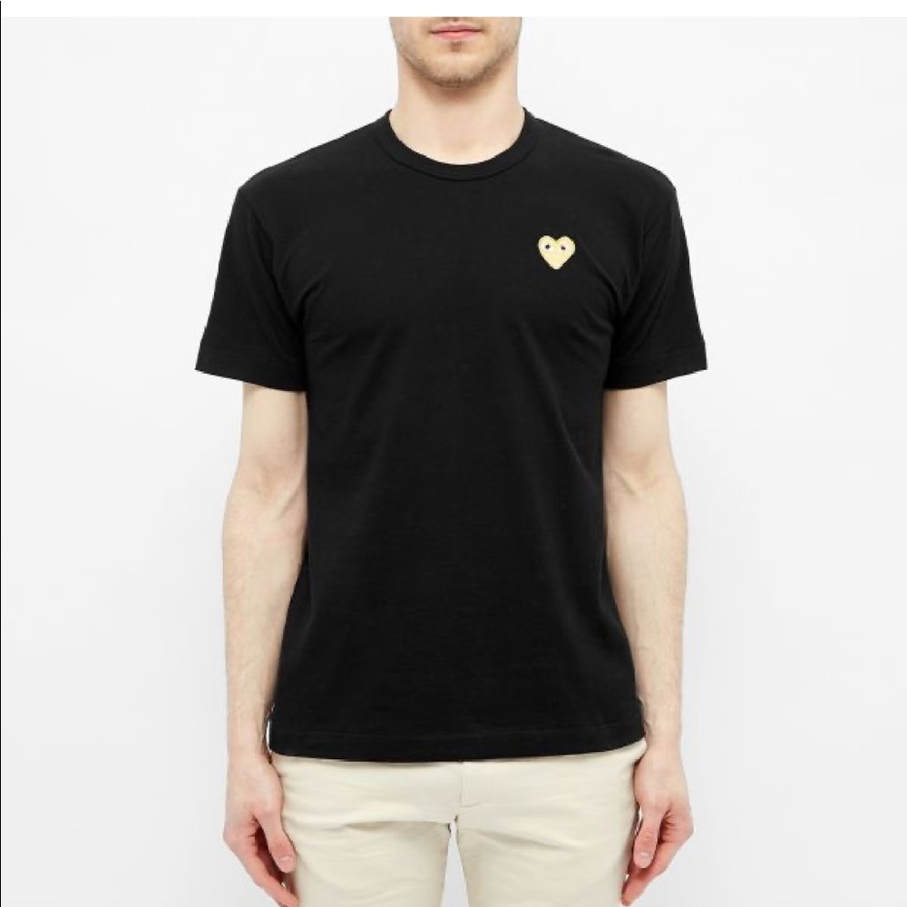 Comme des Garçons Play ‘Gold Heart’ T-Shirt - Picture 4 of 4